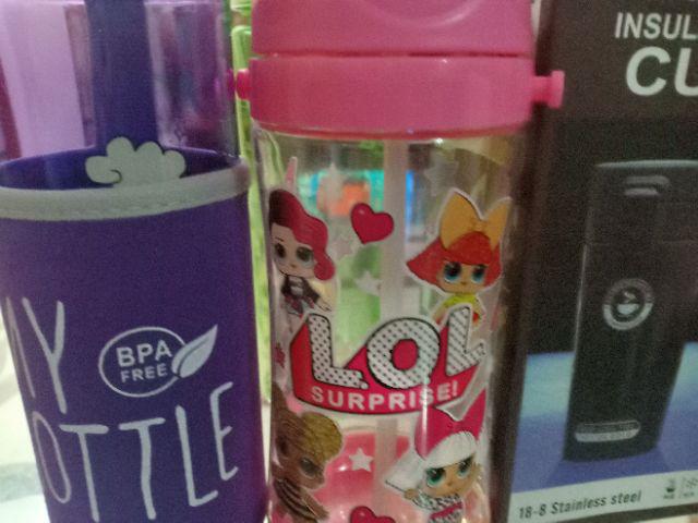 Botol Minum Karakter Hello Kitty, Cars, Little Pony, Avengers Kode 3652