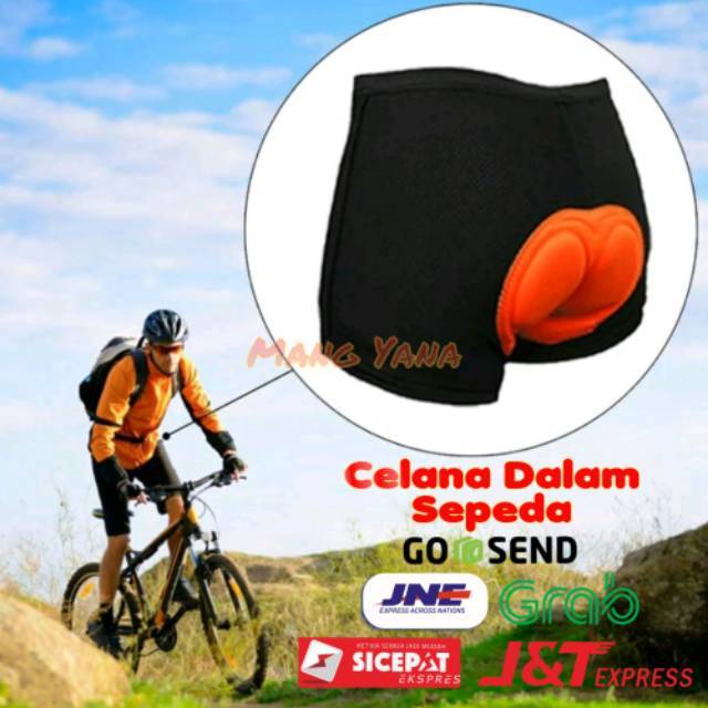 Celana Dalam Sepeda Bicycle Pants Dilengakapi Dengan Busa Dan Dilapisi Gel Empuk