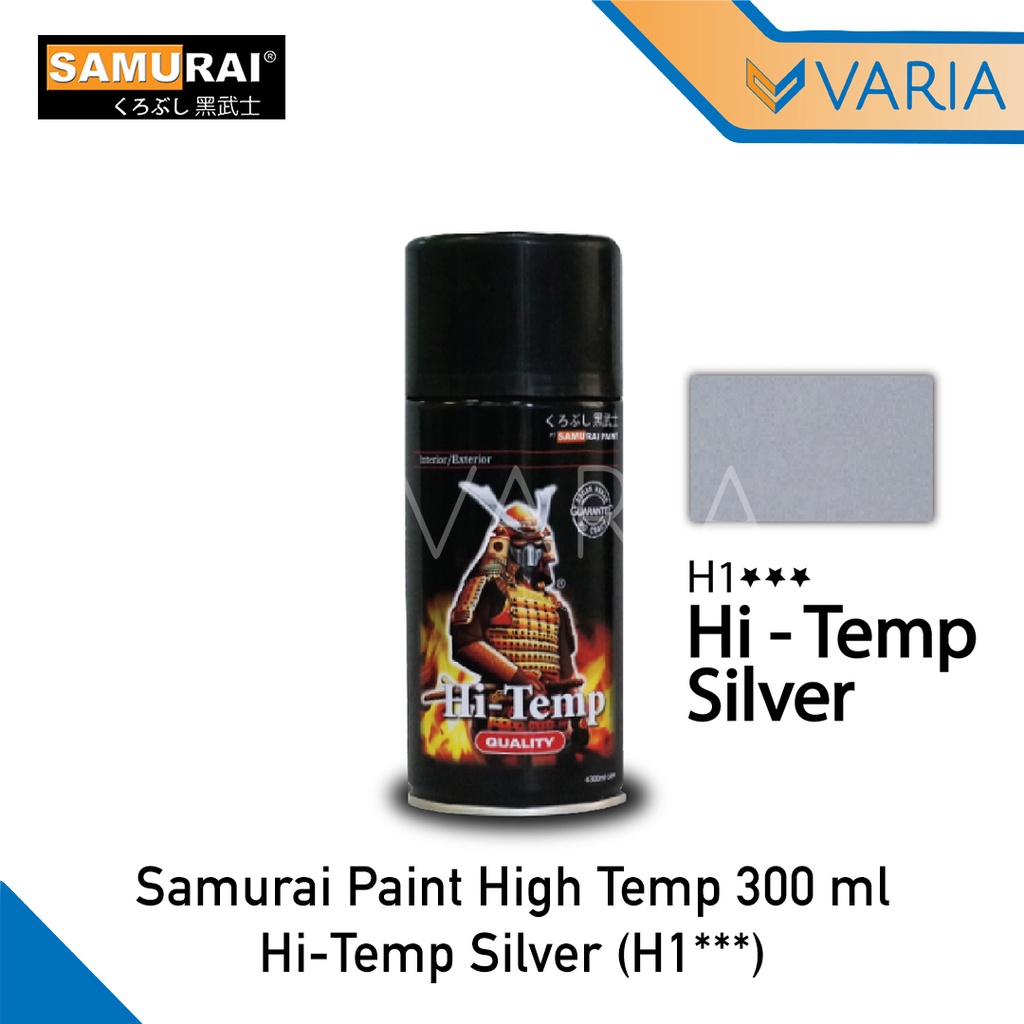 Cat Pylox Pilox Samurai Paint Anti Tahan Panas Hi Temp Silver H1 300ml