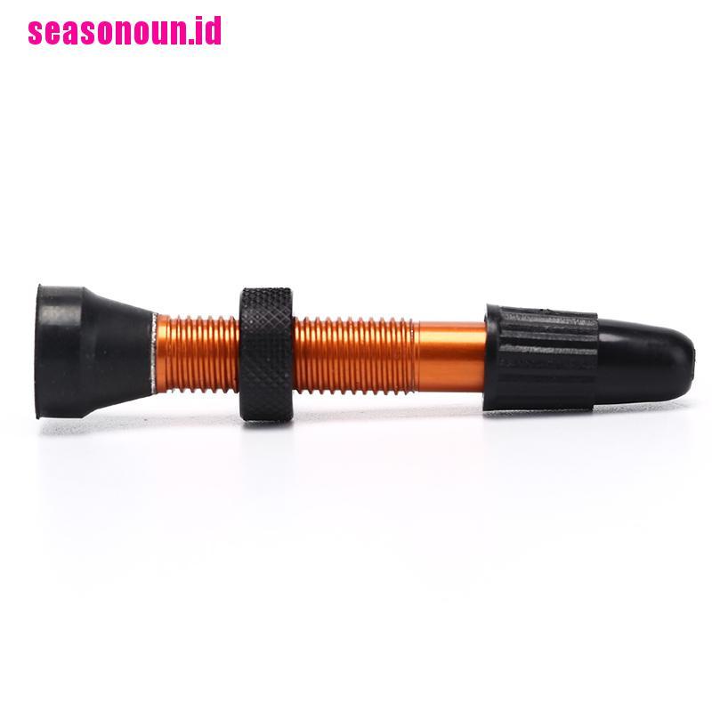 (seasonoun) 1pc Presta 50mm Bahan Aluminum Alloy Untuk Sepeda Balap