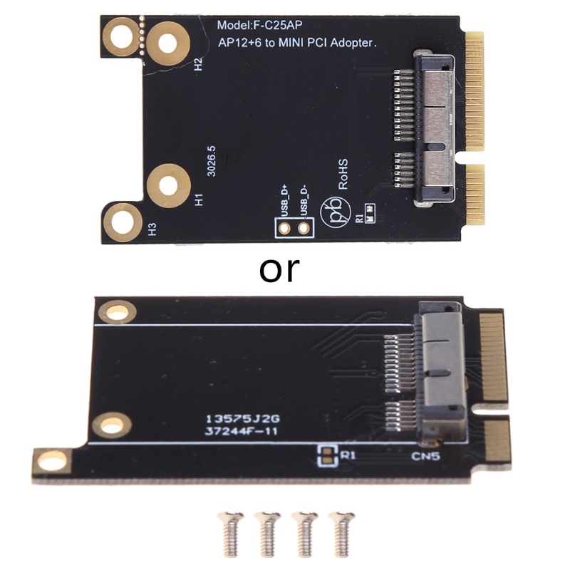 Btsg Laptop Mini PCI-E WiFi Adapter Converter Kartu Untuk BCM94360CD/BCM94331CD Wireless Card Tidak Perlu Driver