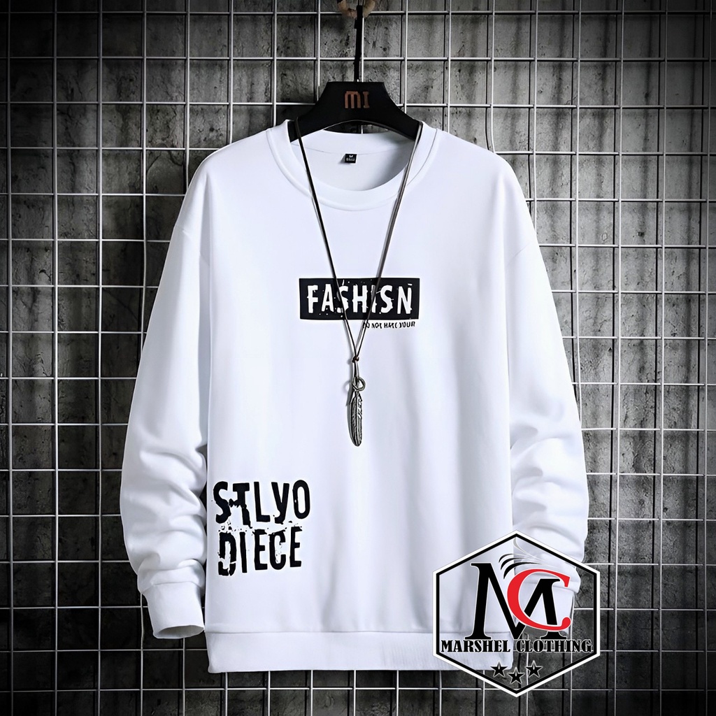 RCL - CREWNECK PRIA / STYLO DIECE / COD / MURAH / BAJU LENGAN PANJANG PRIA / BAJU DISTRO