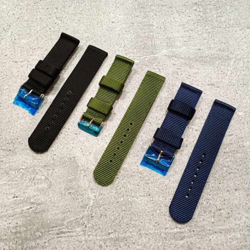 Strap Kanvas Jam Tali kanvas Leather Strap Watch Canvas Original