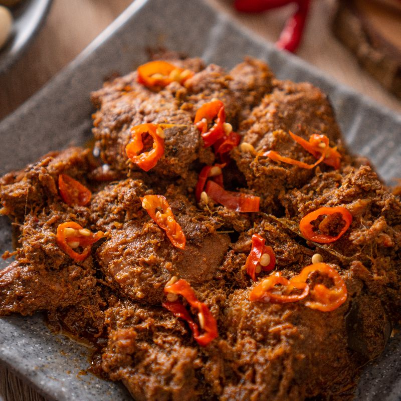 

Kabarandang Rendang Basah Daging Iris Asli Padang 250 g