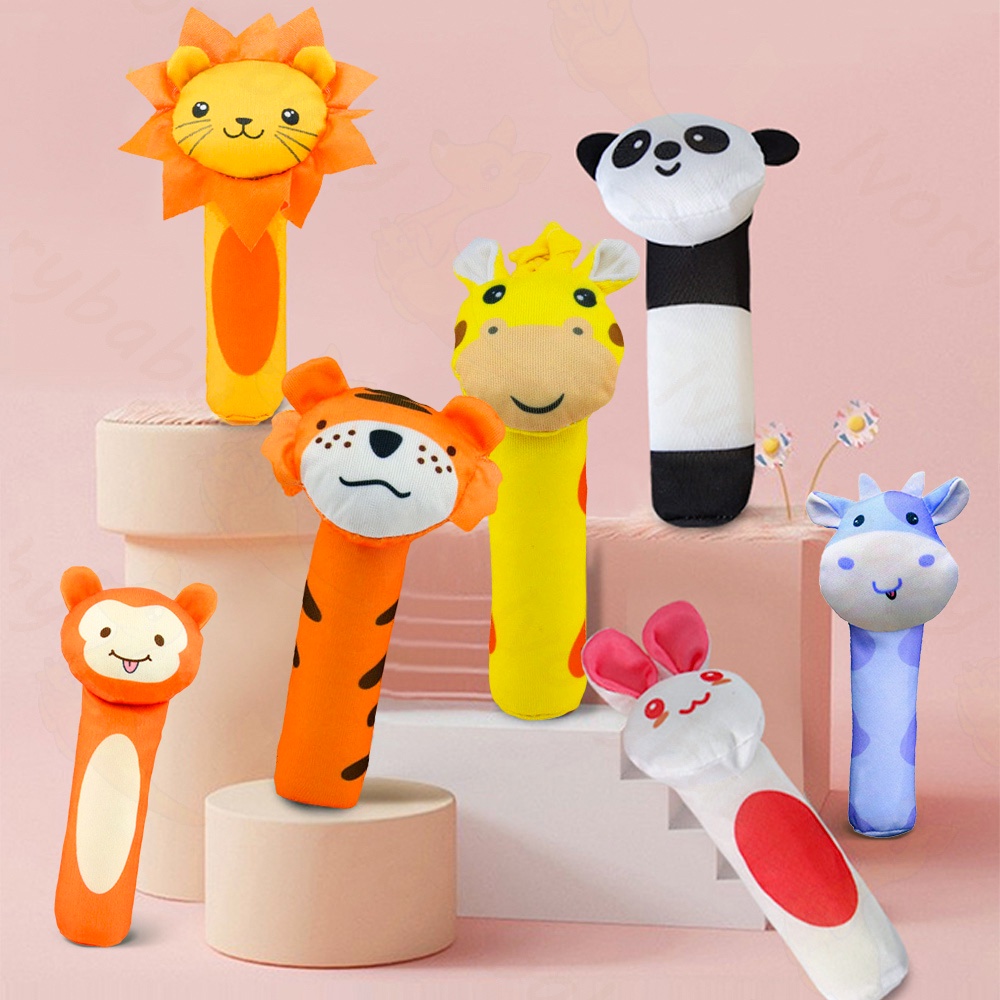 Ivorybaby Rattle stick mainan bayi tongkat genggam rattle bayi