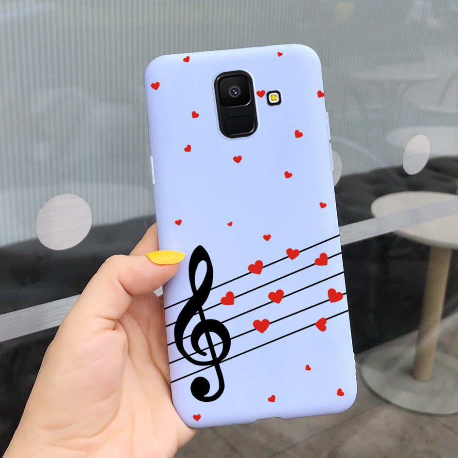 Love Heart Casing Samsung Galaxy J6 J6+ A6 A6+ A6 Plus 2018 Case Couple Silicone Cover Samsung A6Plus J6Plus A 6 J 6 Case-4