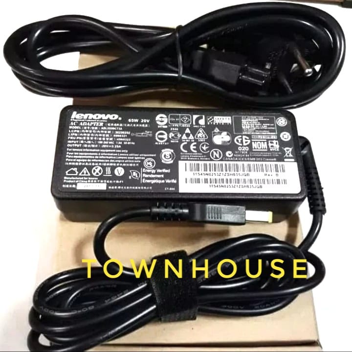 CHARGER LENOVO 20V 3.25A ORIGINAL GARANSI  ADAPTOR LENOVO