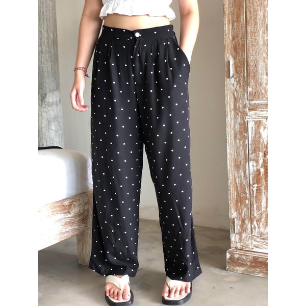 LONG CULLOTE PREMIUM POLKADOT/HW PANTS