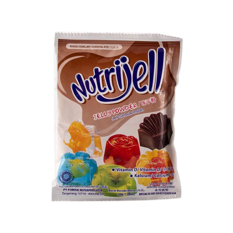 

Nutrijell Rasa Cokelat kemasan 15gr/ Sachet