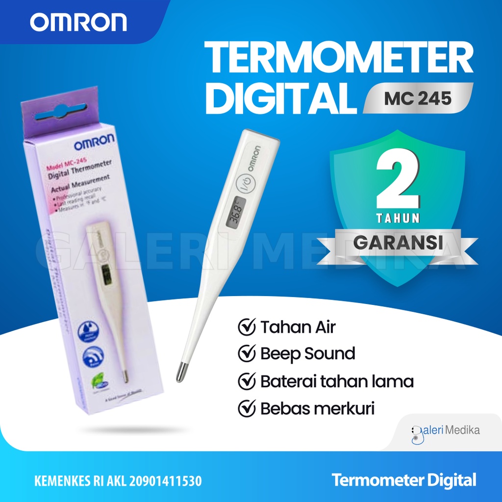 Omron MC-246/ MC246 / MC 246 Termometer Digital Bayi Anak dan Dewasa