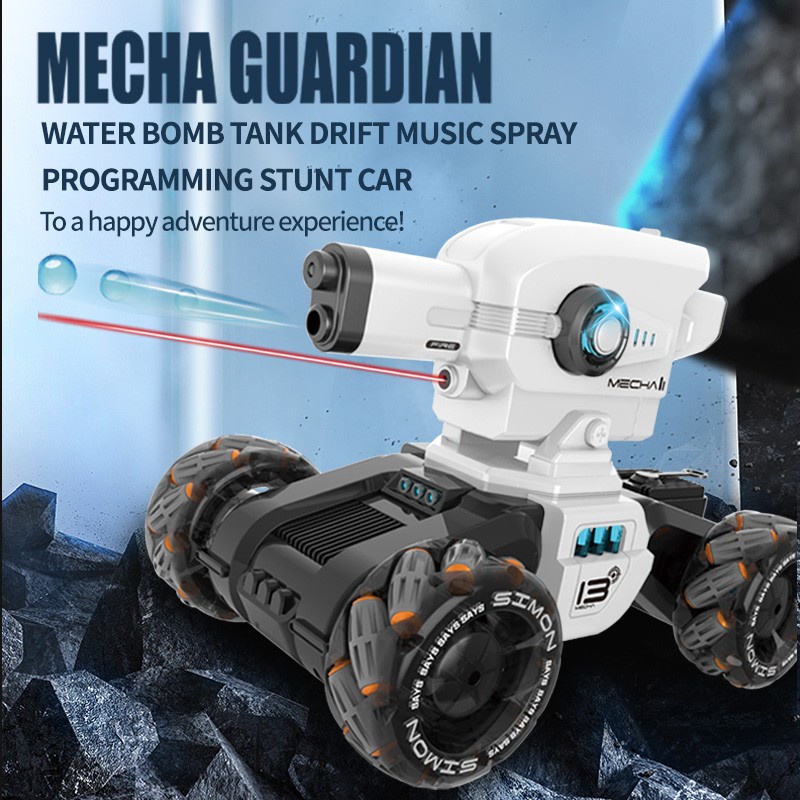 Remote Control Water Bomb Tank with Cool LED Music and Mist Spray