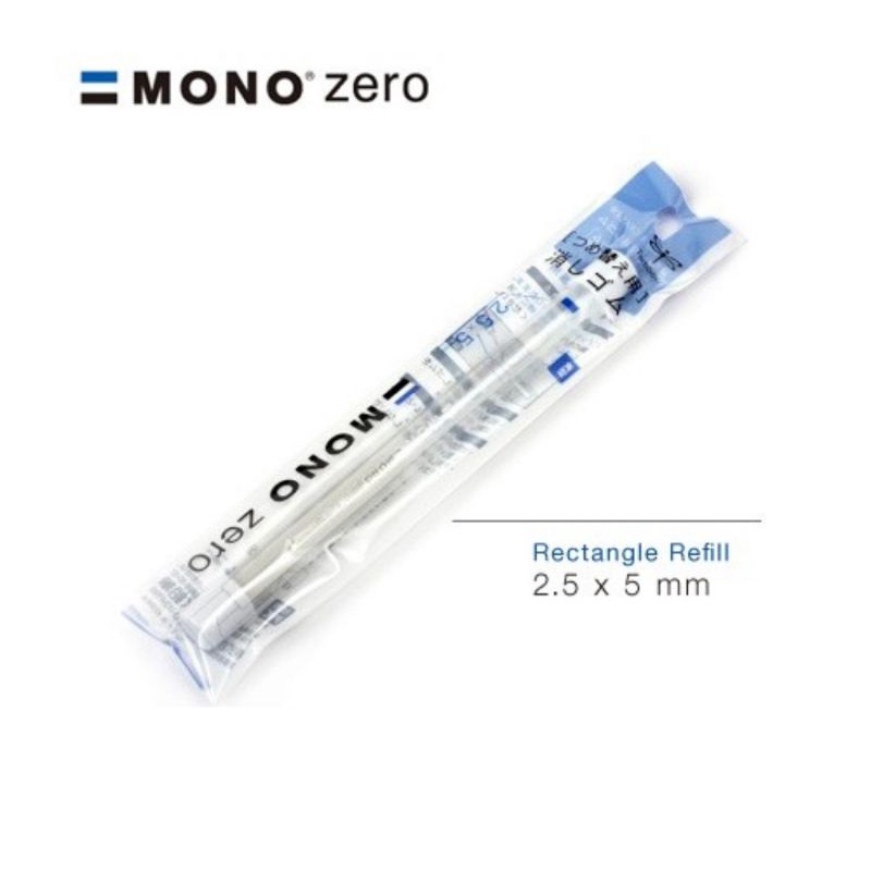 

Refill Eraser Stick Tombow Mono Zero 2.5 Isi Ulang Penghapus Persegi ER-KUS