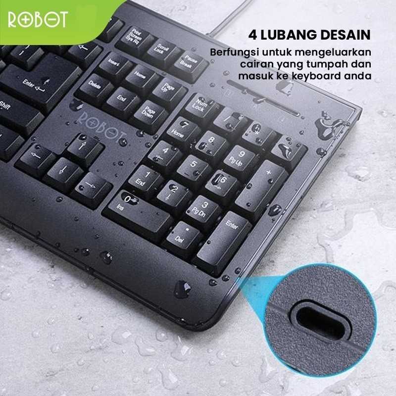 Robot RK20 Office Wired Keyboard USB