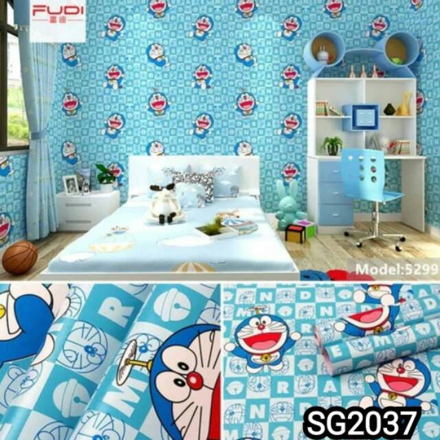 Wallpaper  kid stiker dora karakter premium 45cmx10 mtr