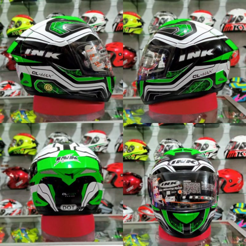 HELM INK CL-MAX NEW MOTIF SOLID SERIES 100% ORIGINAL SNI-DOT-7