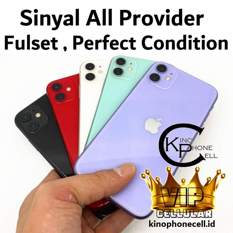 iphone 11 256GB/128GB/64GB Second BEKAS ORIGINAL 100% | MULUS NORMAL FULLSET Kondisi Perfect