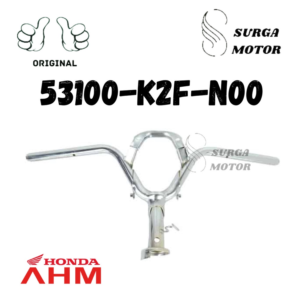 Setang Setir Pipa handle Stir Stang Scoopy K2F 2021 2022 Hendel Steering Seter hendle Handel Pipe Co