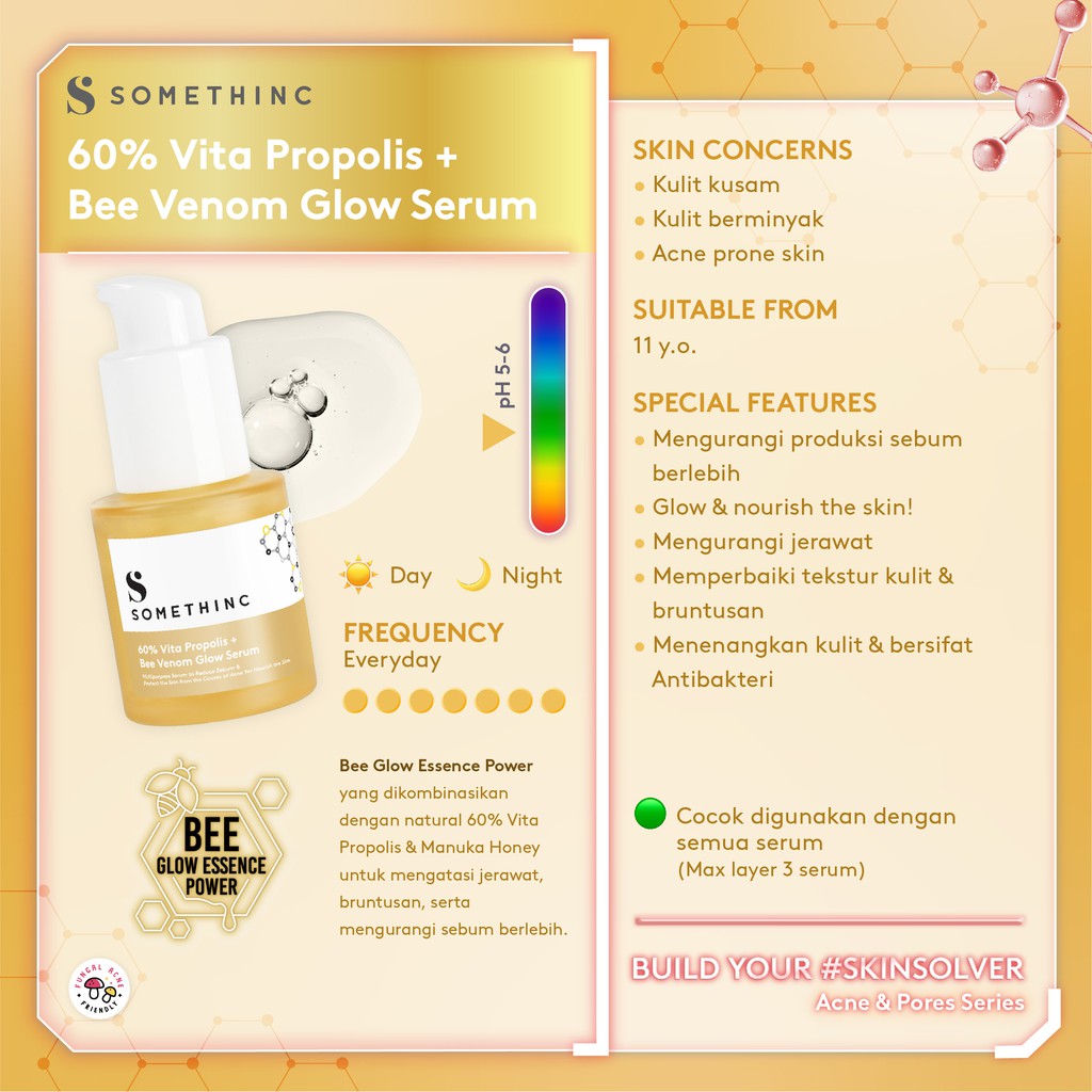 SOMETHINC Serum 60% Vita Propolis + Bee Venom Glow Serum 20ml