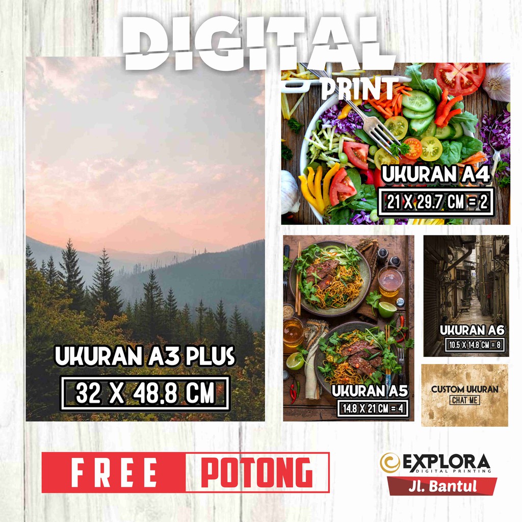 

PRINT STIKER HVS UKURAN A3+