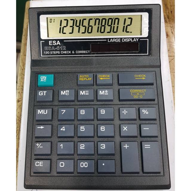 

Kalkulator Esa 612 Original . Kalkulator 12 digit