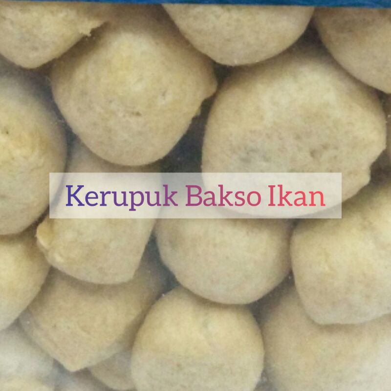 

Kerupuk Bakso Ikan 500 Gr