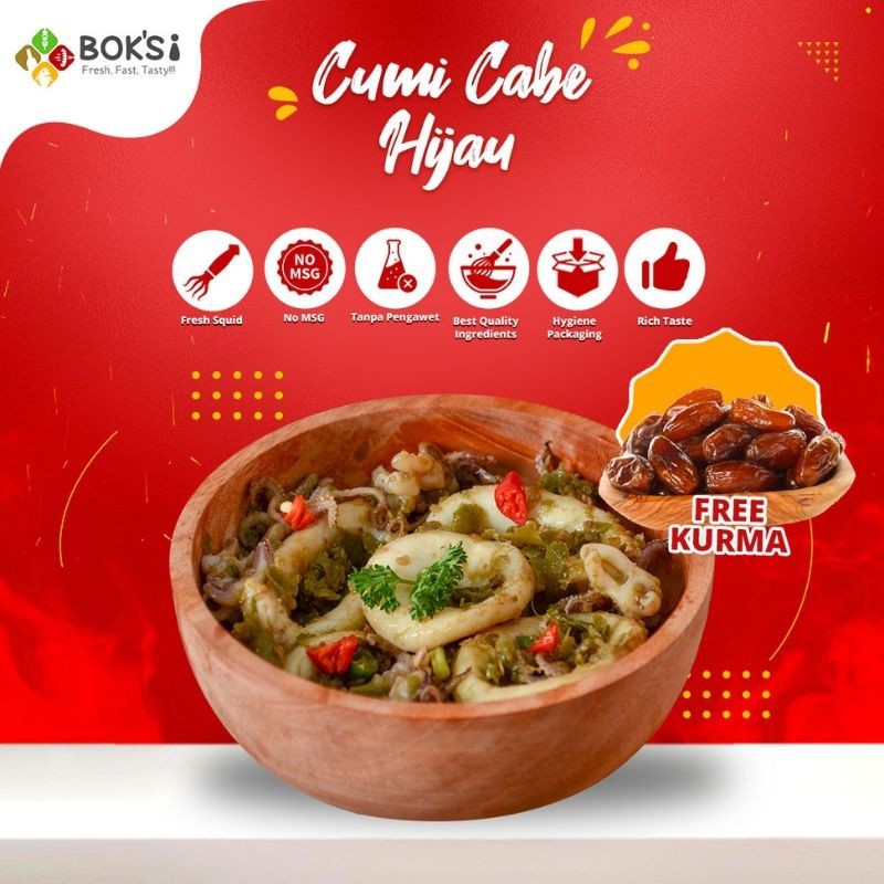 

BOKSI Cumi Cabe Hijau