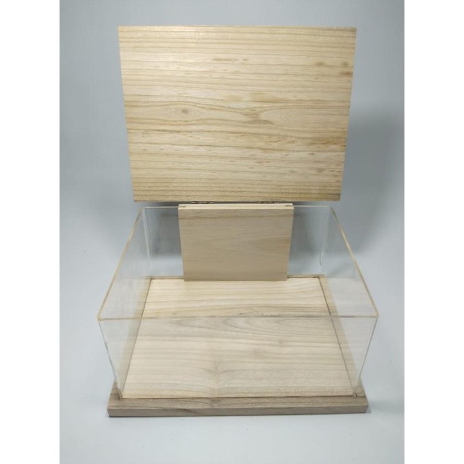 

[COD] Kotak Kayu Akrilik Lengkung Custom 20 x 15 x 10 [COD]