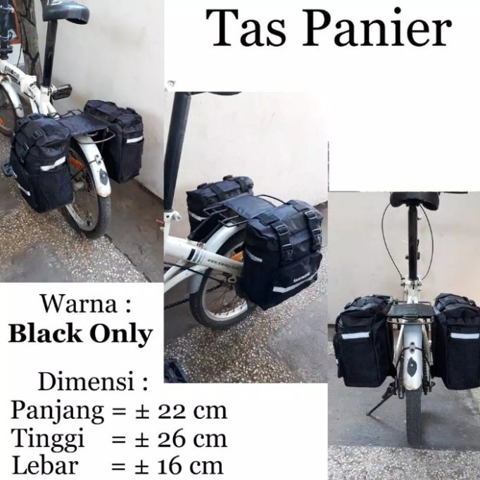 TAS SAMPING / SIDE BAG SEPEDA LIPAT SHIMANO
