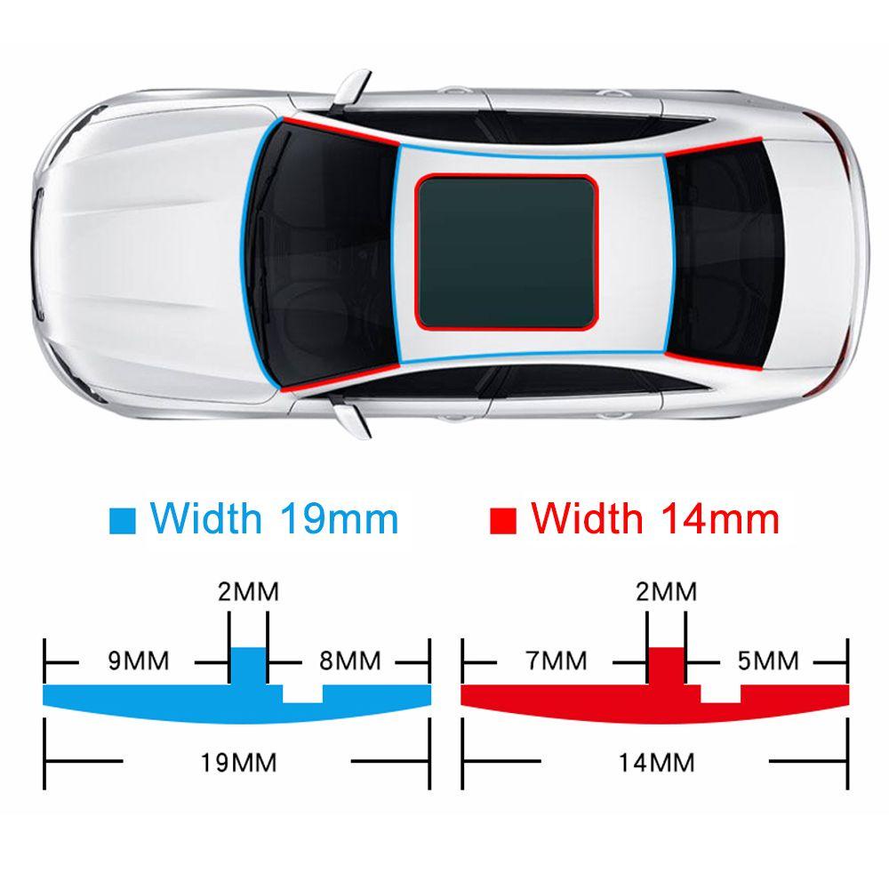 Strip Segel Nanas 3m/9.84ft Karet Depan Belakang Lis Mobil