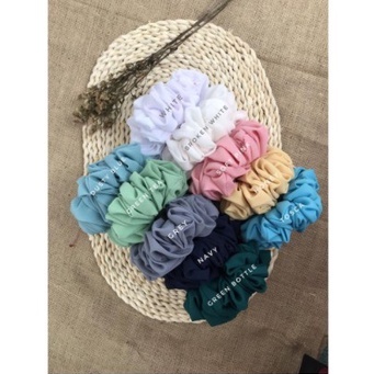 Ikat Rambut Scrunchie Jumbo Schruncie scrunchies Srunchie Kunciran Skrunci Kucir Kuncir Aksesoris Ik