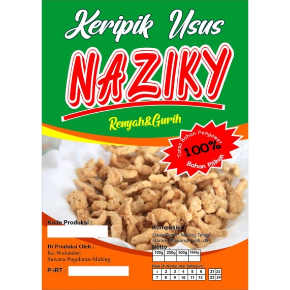 

Kripik Usus Kriuk