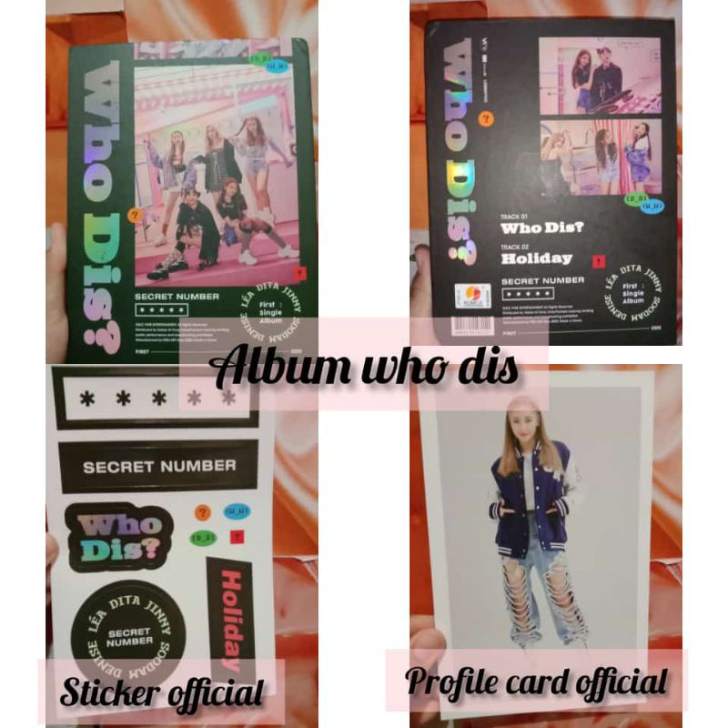 WHO DIS? SECRET NUMBER ALBUM ONLY