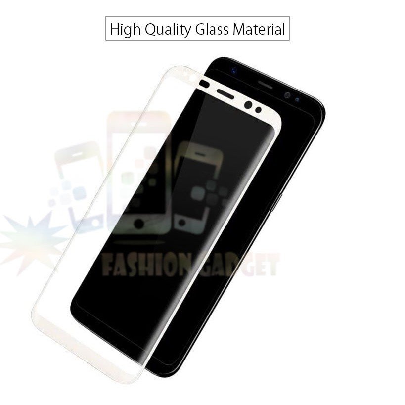 Tempered Glass Samsung Galaxy Note8 Full Colour Curve Samsung Note 8 Bagian Depan / Anti Gores Kaca