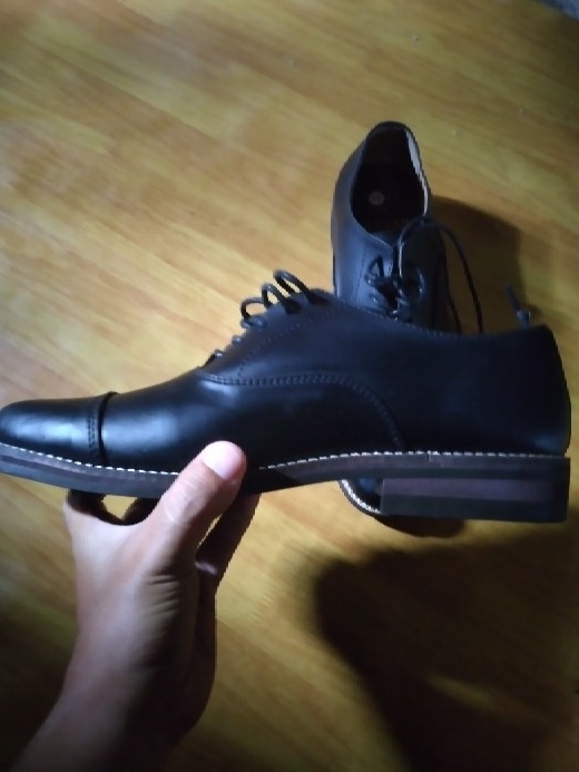Brygan Craftmanship - Sepatu Kerja Pantofel Sanada Derby Oxford Black