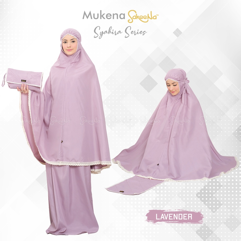 mukena syahira series sakeena traveling dewasa set tas sajadah