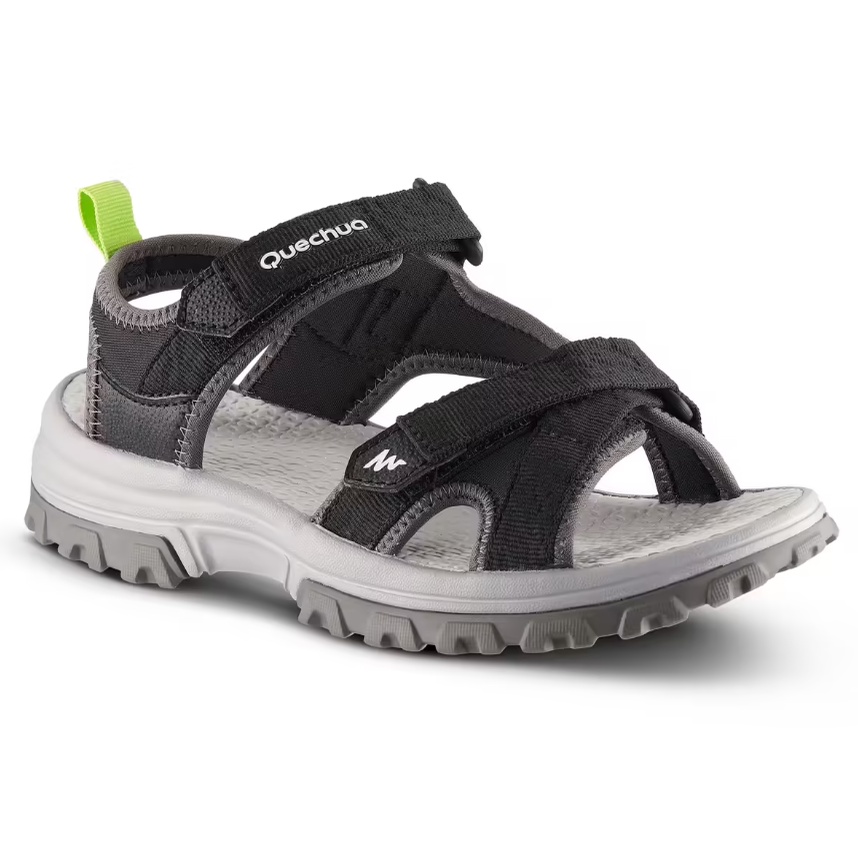 QUECHUA MH120 Sandal Gunung Anak Unisex Dengan Rip-Tab