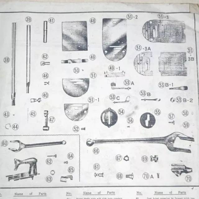 P/N 51 Needle Plat Mesin Jahit Butterfly