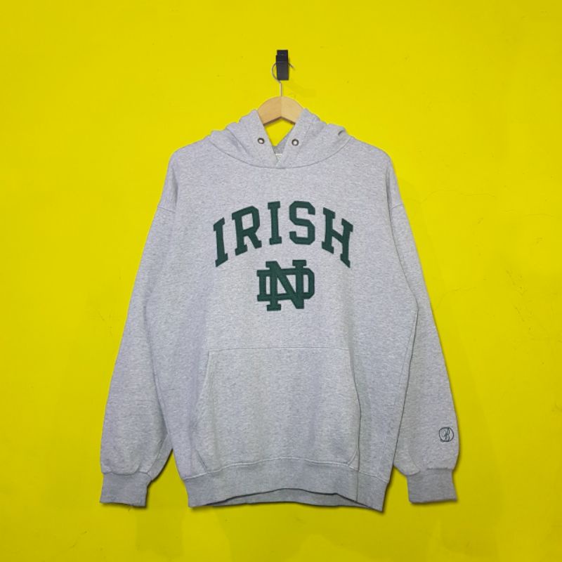 NOTRE DAME IRISH vintage university hoodie jacket (JAKET)