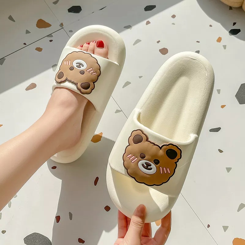 Sandal Slop Wanita Rubber Sandal Fashion Trendy Tmall88