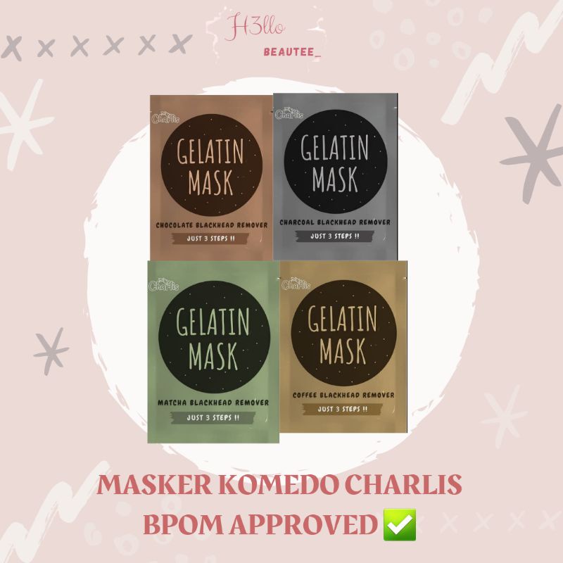 BPOM ✅ MASKER KOMEDO CHARLIS 5GR MASKER BPOM PERTAMA