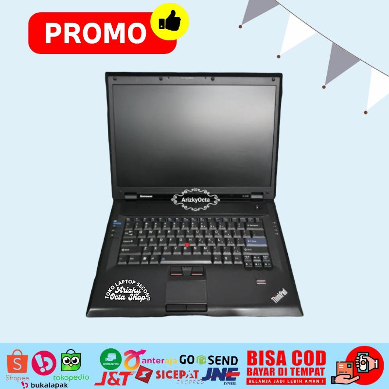 Sale Laptop dualcore Lenovo Thinkpad 2GB 160GB Layar 14&quot; Dvd Port Usb Vga Lan Audio