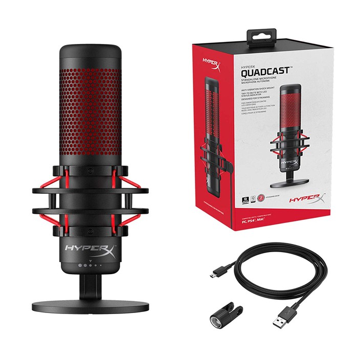 HyperX Quadcast USB Condenser Gaming Microphone