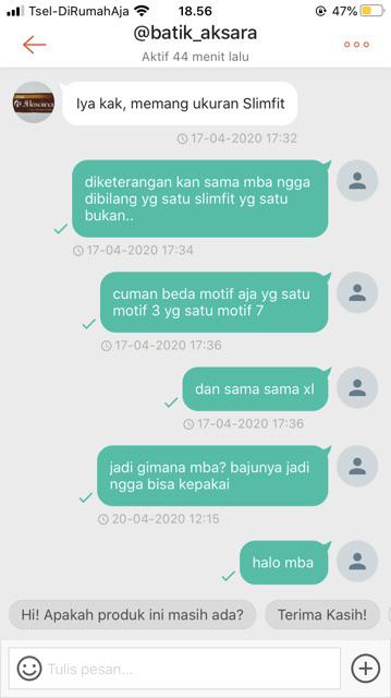 Kemeja Batik Pria Ppbtk07 Wsa04 Lengan Panjang /kemejapria/kemejabatik/batikpria/batikmodern M L Xl