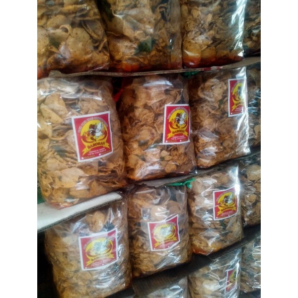 

basreng cikruh pedas daun jeruk berat 250g
