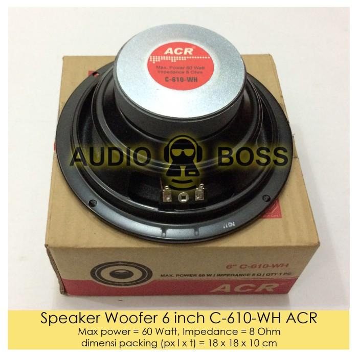 Speak | Speaker Woofer 6 Inch C-610-Wh Acr / Acr C 610 Wh Woofer