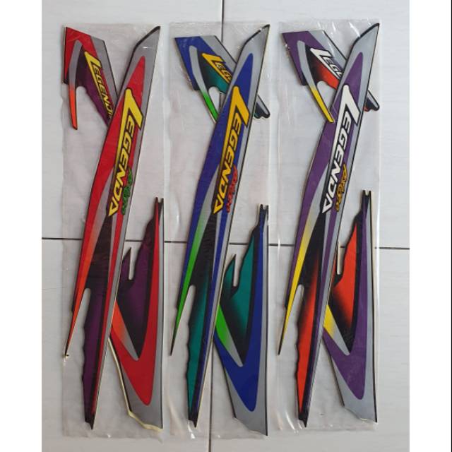 Sticker / Striping / Lis body motor Honda Legenda 1 2001