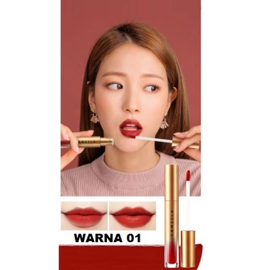 LAMEILA Lip Glaze matte Gold Edition ~ Lipstik  Pelembab Tahan Lama Lip Gloss Pewarna Bibir Cair 1021