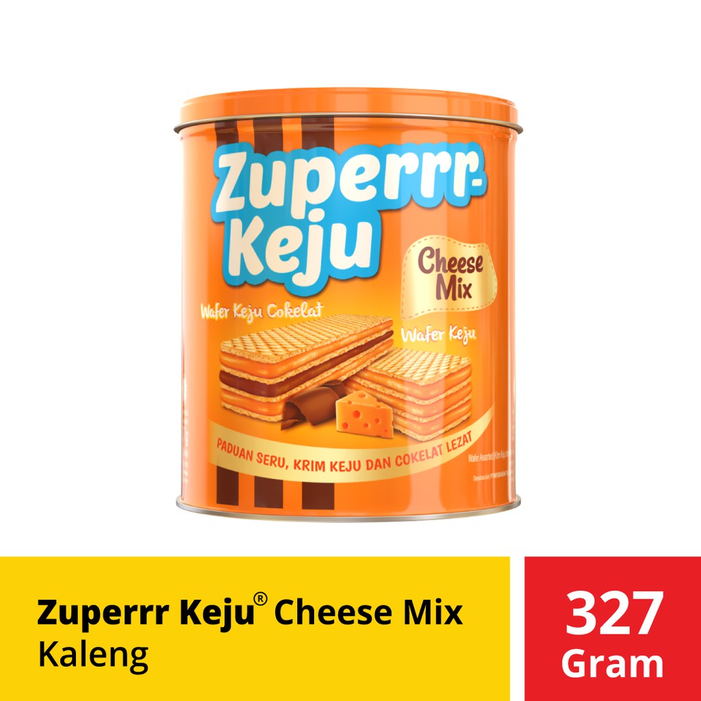 

PROMO ZUPERRR KEJU CHEESE MIX KALENG 327 GR TERMURAH