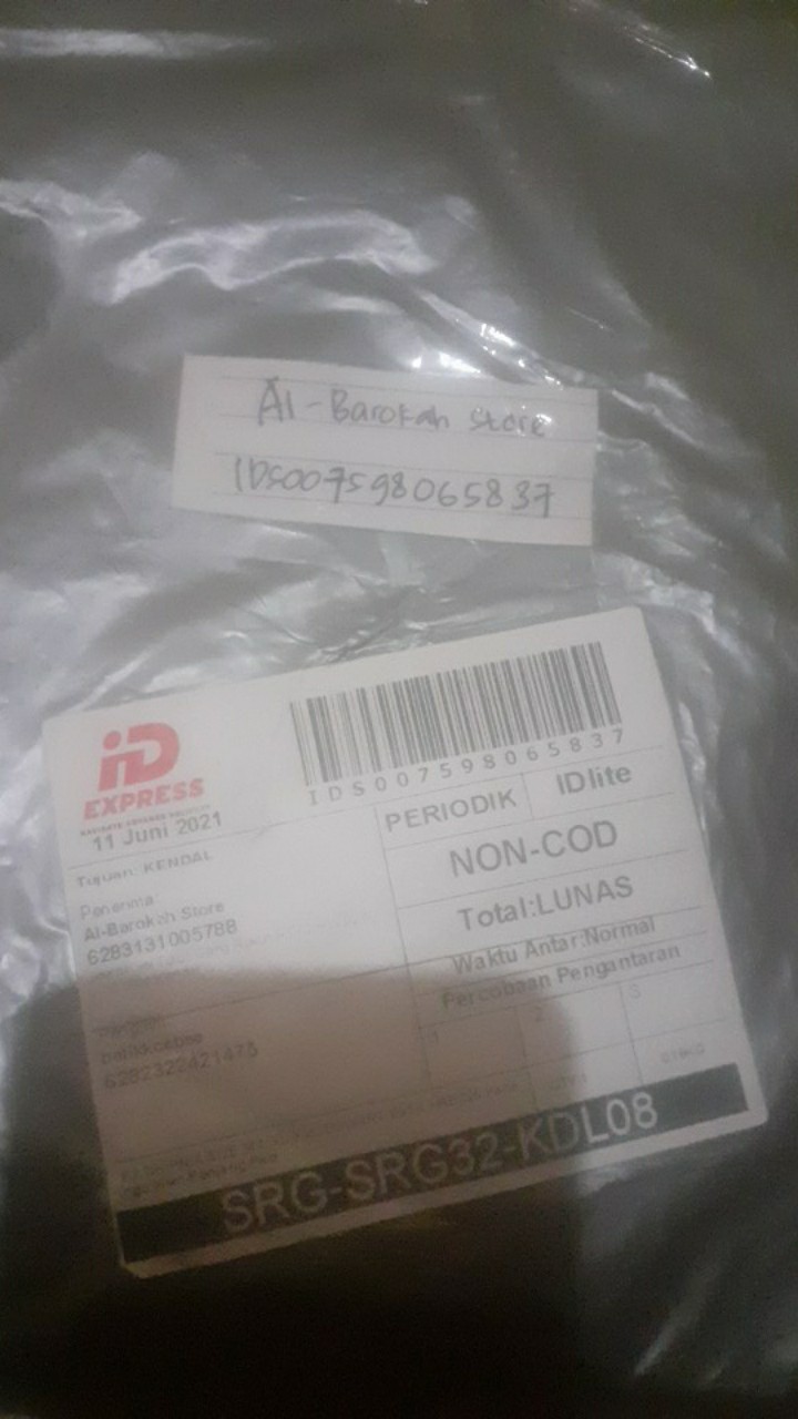 Batik Pria Size M L Xl Xxl  Bswart Batik Hrb026 Kenongo Hem Panjang Padi