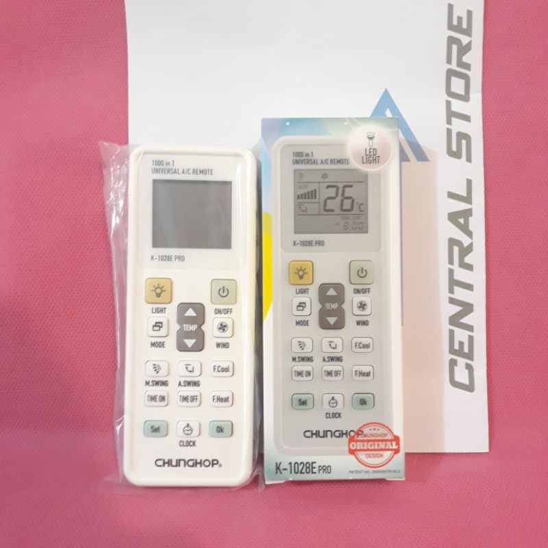 Remote AC CHUNGHOP UNIVERSAL K-1028E PRO ORIGINAL